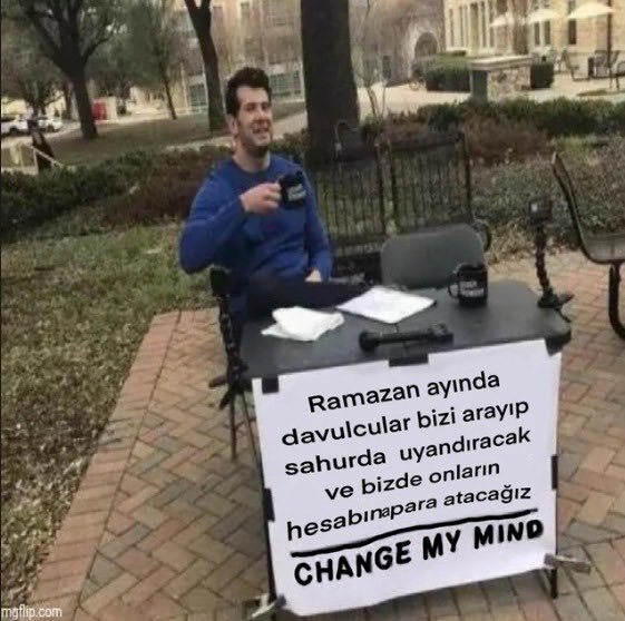 Ramazan ayında davulcular...