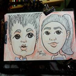 Caricature done at Dairy Delight! #caricature