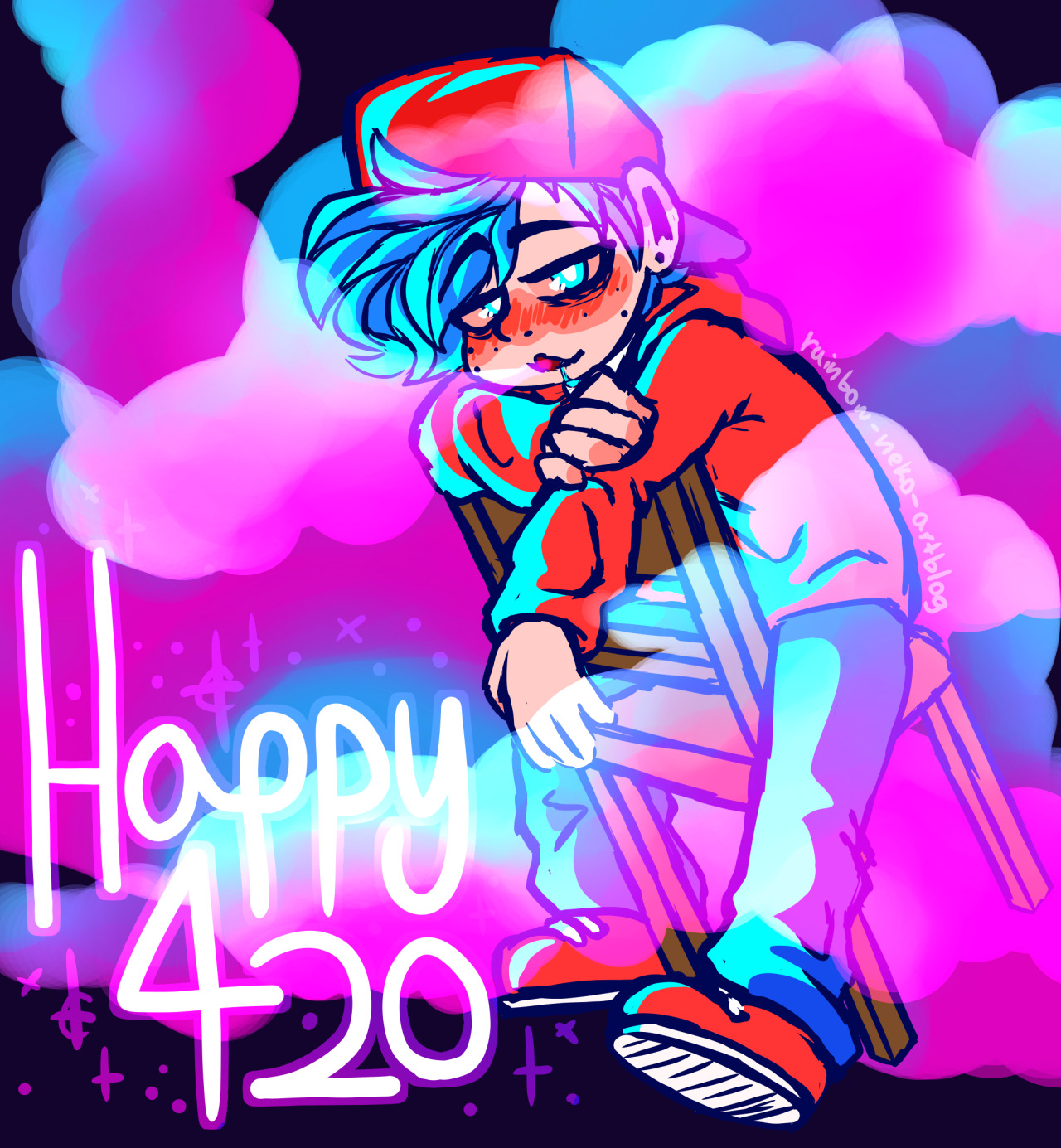 Happy 420 from the fnf recreational drugs au!