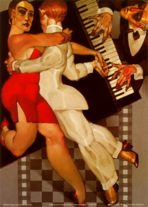 Tango A Robe Rouge (1941). Juarez Machado (Brazil, 1941-). Poster. Machado’s art, prints 