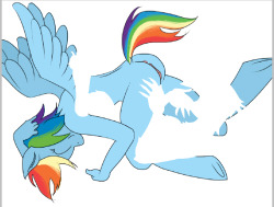 Rainbow Dash and&hellip; friend?