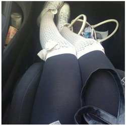 @mollmaunders #feet #feetintights #footfetish #tights #stockings #thighhighsocks #thighhighs