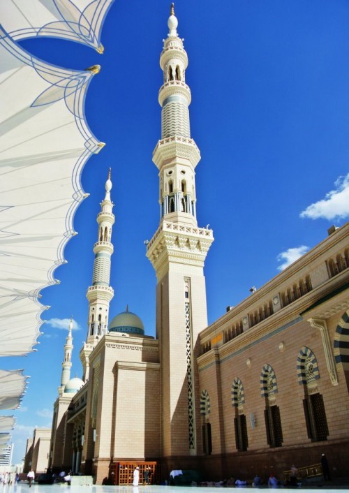 Al-Masjid an-Nabawi (The Prophet’s Mosque) in Madinah, Saudi Arabia