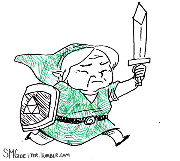 smgoetter:Wind Waker AU where Link and Aryll are kidnapped and Granny dons the hero