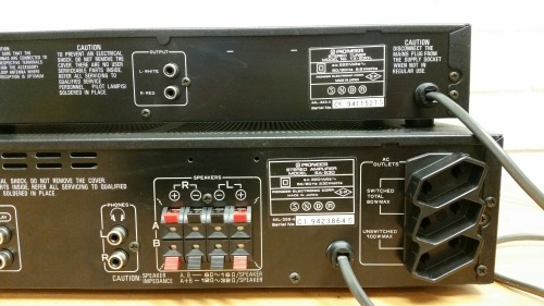 Pioneer SA-530 Stereo Integrated Amplifier, 1982 - Pioneer TX-530L Stereo Tuner, 1982