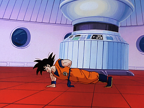  DBZ4LIFE — El entrenamiento de Goku comienza en 0X la gravedad de la Tierra...