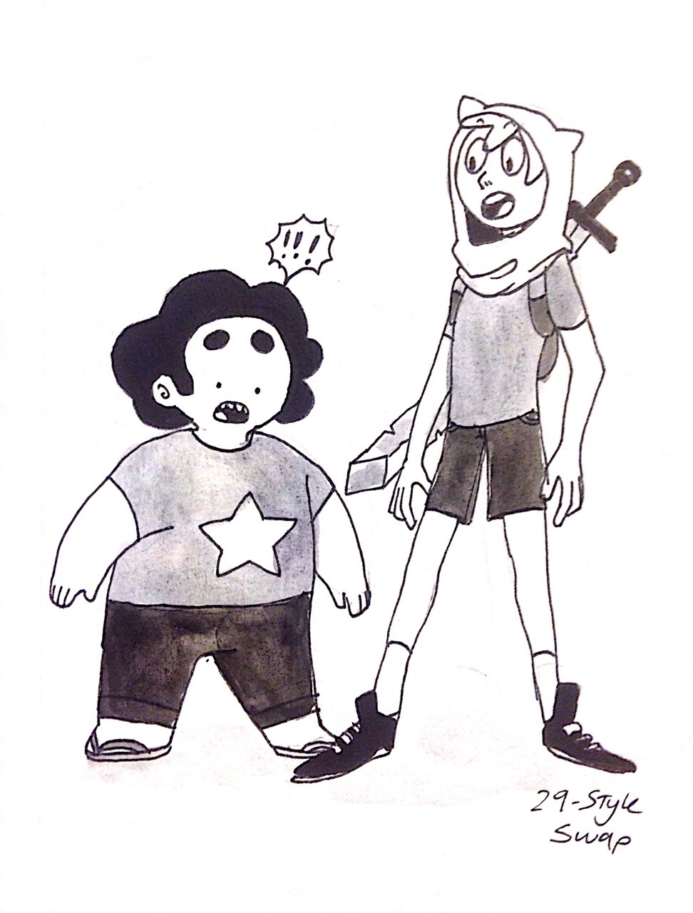 janmenart:TSinktober Day 29- Style Swap! @thatsthat24