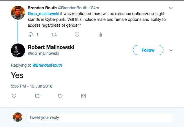 brendanthesalty:  SAME-SEX ROMANCES FOR BOTH GENDERS CONFIRMED FOR CYBERPUNK 2077