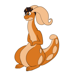 loveablecorner:  likeableartist:  made a pokesona, goojoe!  just realized how small those arms are, i’m gonna have some problems this some things. nothing in particular that would require me to reach down to grab something.   Fixed it :3c