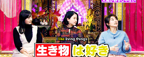 akb48g-gifs: Oshima Yuko answers if she had many friends on Konya Kurabete Mimashita