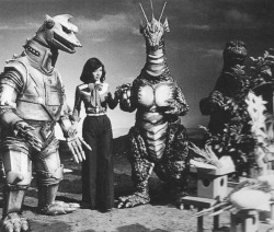 citystompers:  Behind the scenes on Terror of Mechagodzilla (1975)