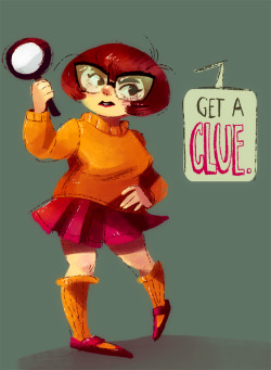 zakeno:  I couldn’t resist drawing Velma for today’s sketch dailies! I had the biggest crush on her in 3rd grade, let me tell you. 