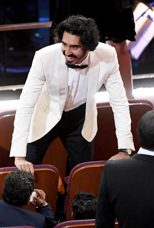 ageofultron:Dev Patel in the audience during the 89th Annual Academy Awards at Hollywood &amp; Highl