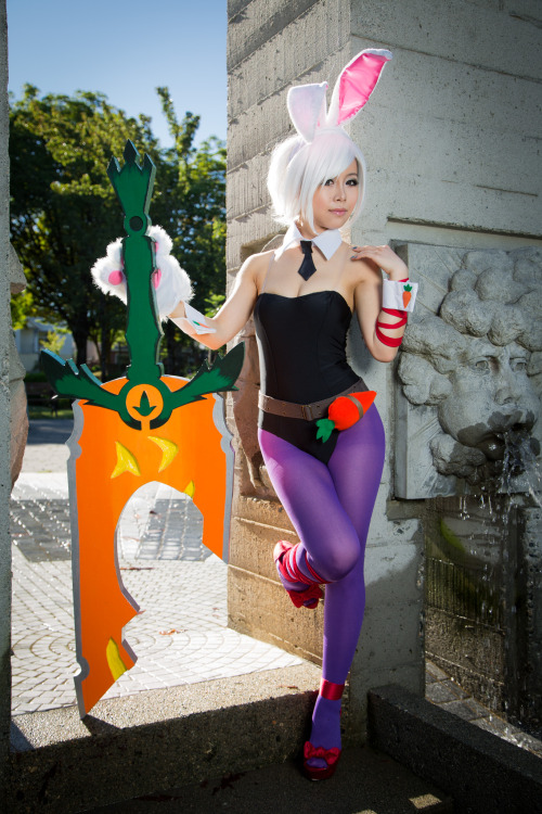 miyuki-cosplay:  Battle Bunny Riven cosplay by Miyuki Cosplay Photography by Wilson Lau Find me at Anime Revolution 2014! 