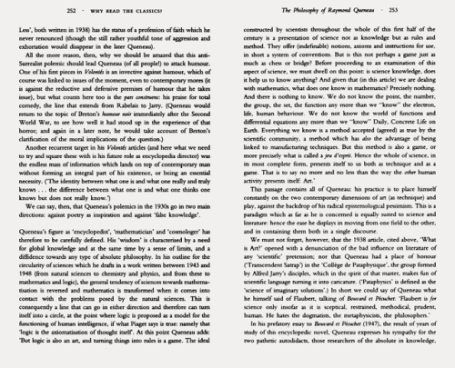 garadinervi: Italo Calvino, (1991), The Philosophy of Raymond Queneau, 1981, in Calvino, I., Why rea