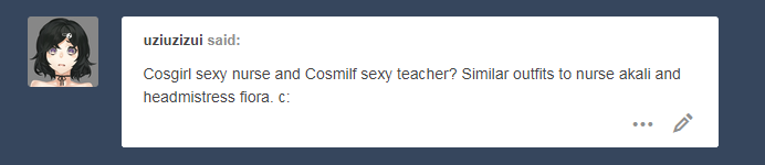 Request 5/25Context open to interpretation.