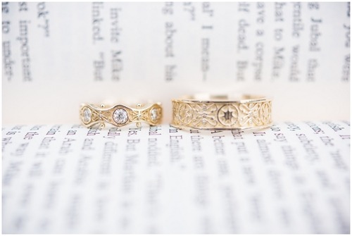thinkingingallifreyan:  evannabadasslovegood:  I don’t know if anyone remembers this picture from right after Tangled Ever After came out of Rapunzel and Flynn’s beauuuuuuuutiful rings:  Welllllllll, I got married about six weeks ago and here are