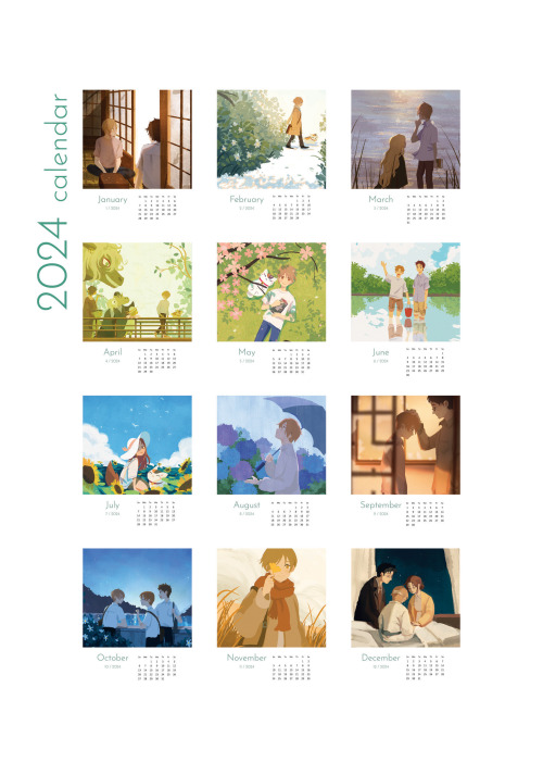 POs For My Natsume 2024 Calendar Are Live!