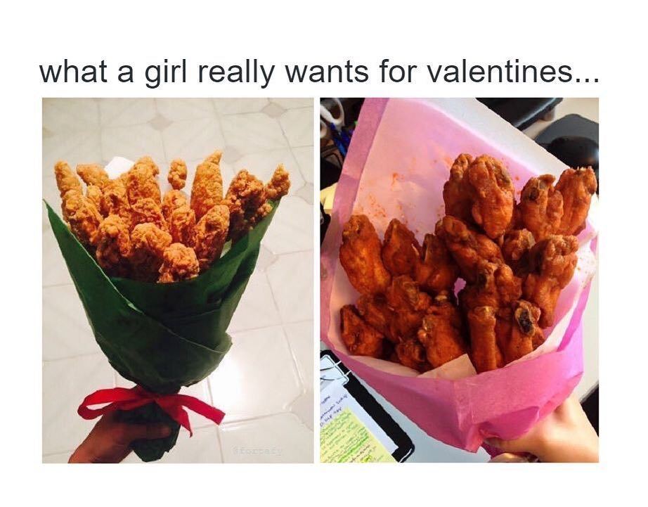 Feed me, rub my butt, and tell me how you really feel. 😍❤️🍗💐 #friedchicken