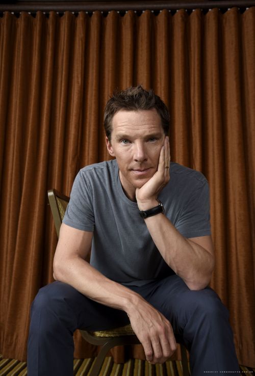 Gorgeous pictures of Benedict Cumberbatch posing at The Montage Hotel in Beverly Hills, California f