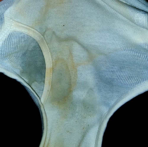 myunderpants4321:  cumrag …think its time to wash the ol cumrag?