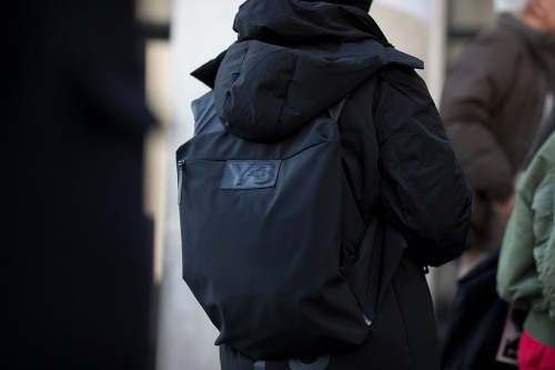 A Street Style Special From Outside Y-3’s FW17 Show in Paris via highsnobiety.More Fashion her