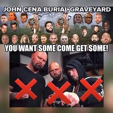 He Should Definitely Add The Hair Loss Club For Men to His List of Burials. LMAO . . . #wwe#wwf#raw#