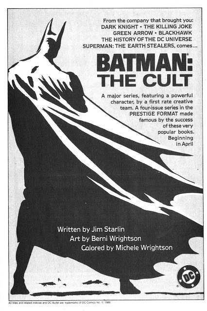 wwwgeminruffcom:  1988 - Batman the Cult ad AH141