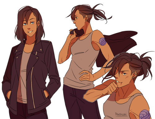 pockicchi:  bad girl korra w an undercut and piercings hell yeaaAAAA  twitter | ig