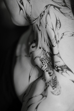 Veins, ink on skin (2010), by Pipin Co.