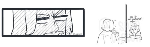 wow a comic.. only bc I wanted to try out drawing Hank and Connor eat something and it become this f