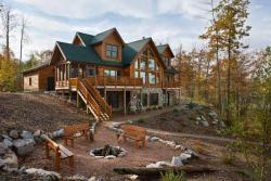 sunnyinoregon:log cabin with firepit  Goals!