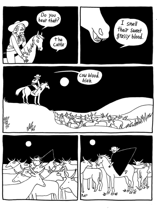 madelinehmcgrane:What’s better than a vampire? What’s better than a horse. A Vampire Horse, of course. I made this comic a few months ago.