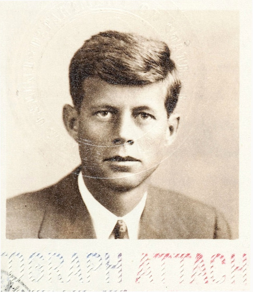 thekennedyclan: Passport photos (1951 ; 1953) 