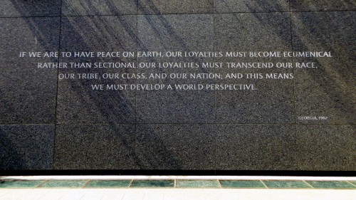 Martin Luther King Jr. memorial wall
