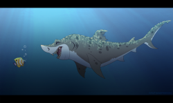 thehellinanevilmind: lol I don’t only draw mammals.I love sharks.  