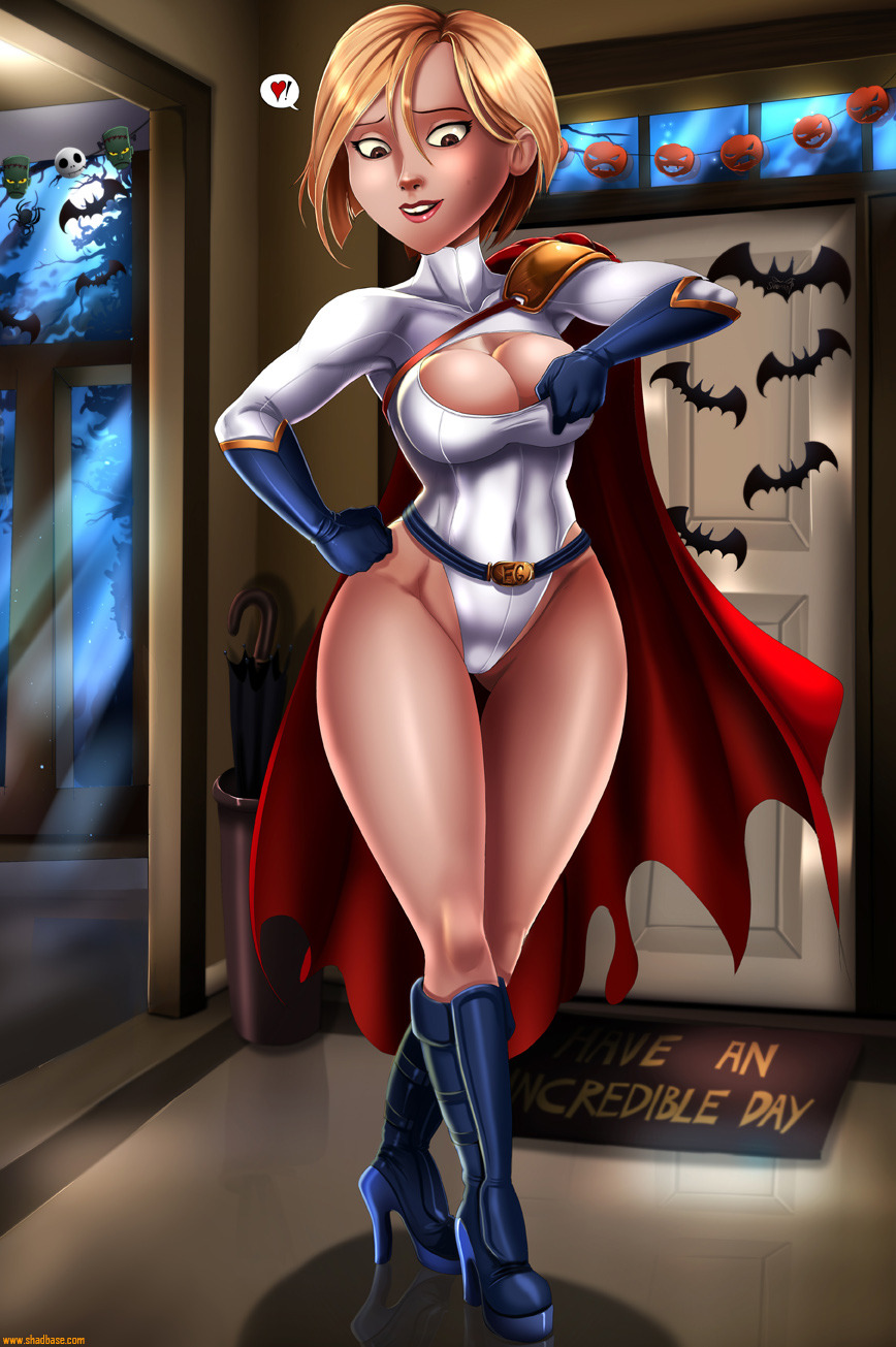 shadbase:  shadbase:  Girls from The Incredibles in DC costumes, Helen as Power Girl