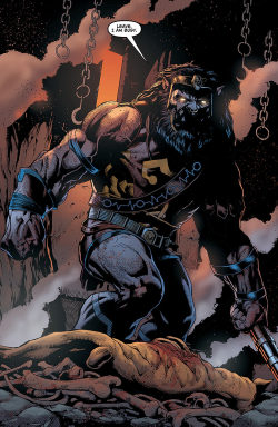 nextreact:  Wait. This is supposed to be the same Kalibak? Looks like he matured a lot since he’s beat up by Damian. He’s actually scary now.Eh, everything involving Damian doesn’t work in New 52 anywayJustice League #43