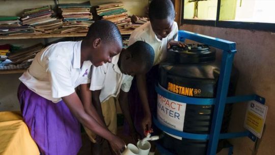 600 Schools in Kisumu Receive Safe Water Tanks