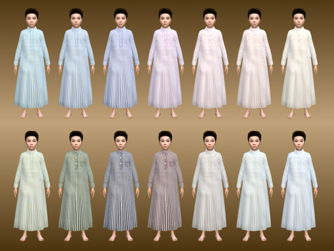 Sims 4 Child Nightgown