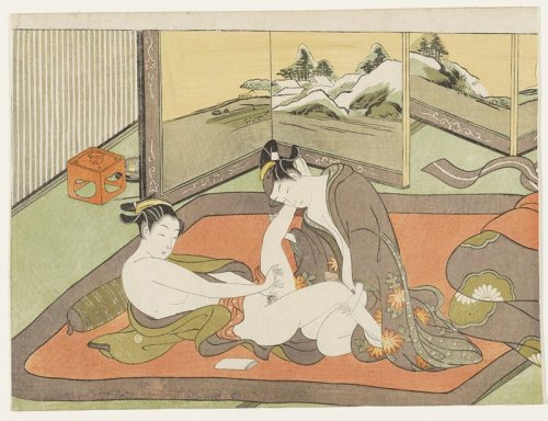 mia-japanese-korean: An Actor and his Lover, Suzuki Harunobu, c. 1768-1770, Minneapolis Institute of