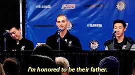 eggplantgifs:Gay dad Adam Rippon talking about his two Chinese-American sons, Nathan