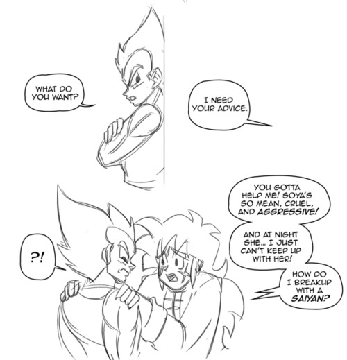 So had this thought last night, “What-If” Yamcha had a Saiyan girlfriend. And I just kinda ran with it. It’d be funny, I think, if this was an ongoing series of short strips I do every now and then if a good idea pops up. (and you never actually
