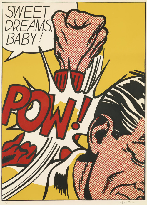 novaub313: Roy LichtensteinSweet Dreams Baby!, 1965 screenprint on wove paper, 37 5/8 × 27 ½ in