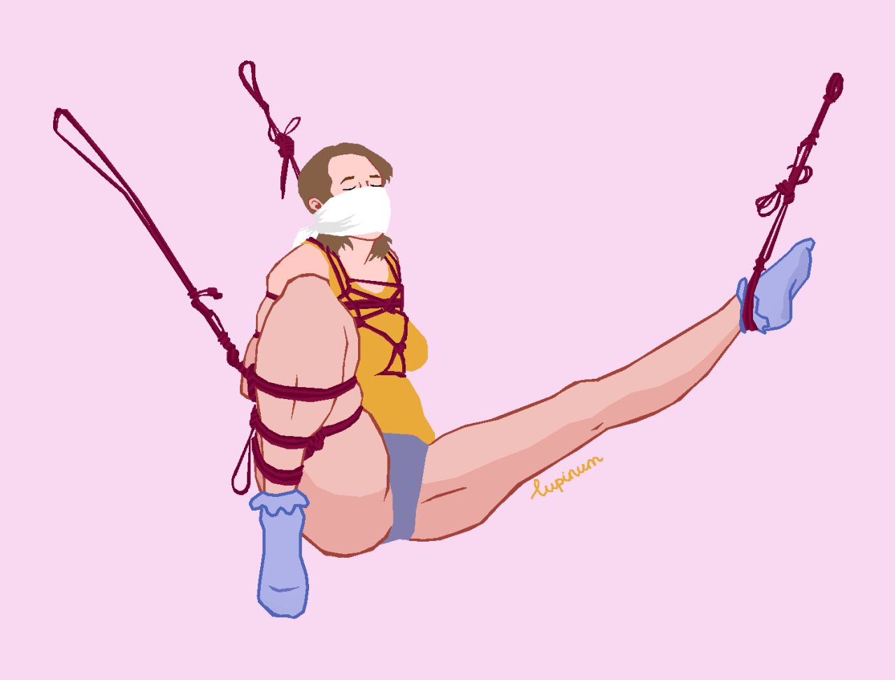 lupinum:  Inspired by an adventure of @pervy-doll and her C. Artwork by me, lupinum