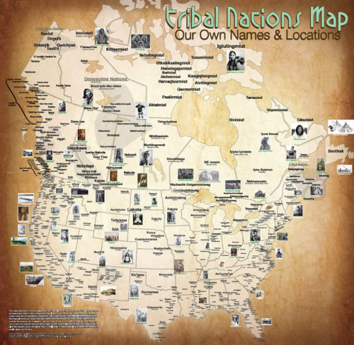 torrid-wind:First Nations maps of (most of) North America prior to European arrivalMap of origin