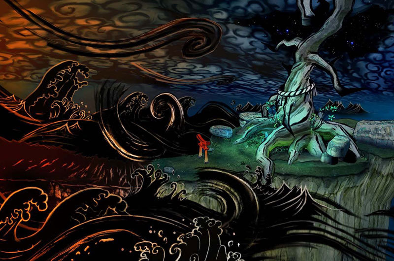 le-monde-du-videogaming:  Okami concept-art 