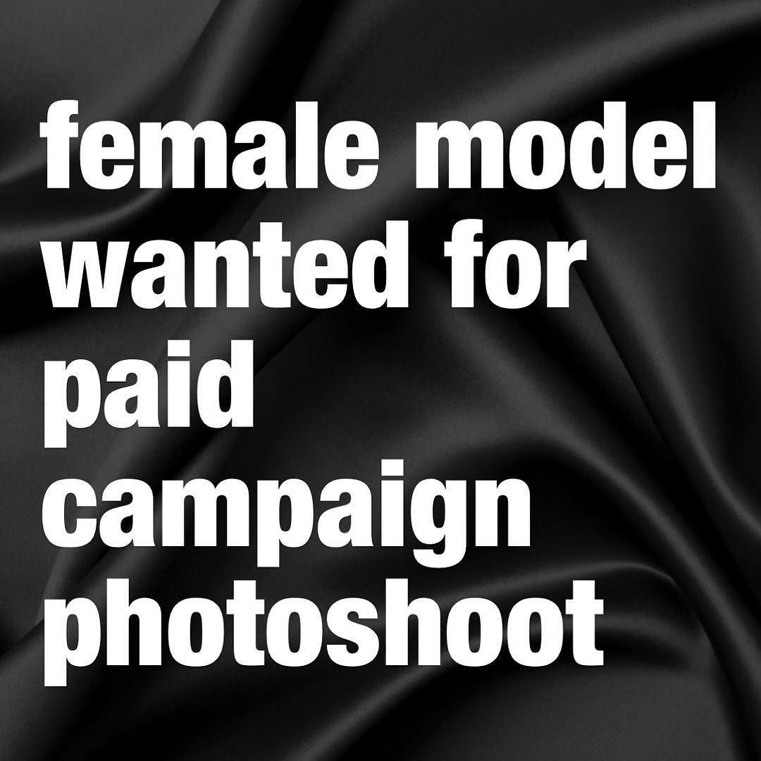 Fashion. I&rsquo;m searching for female MODEL for my upcoming campaign. Model