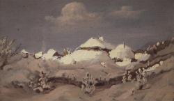 impressionism-art-blog: Winter. Spots of