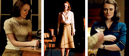 Keira Knightley As Rachael Morgan In The Aftermath (2019) - Costume Design By Bojana Nikitović 
